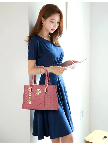 New Famous Designer Brand Bags Women Leather Handbags Luxury Ladies Hand Bags Purse Fashion Shoulder Bags Gift
