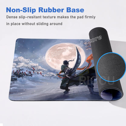 Anime Gamer Keyboard MouseMats One P-Piece Gaming Mouse Pad XXL Speed Rubber Cartoon Big Computer Desk Mat PC E-Sports Mousepad