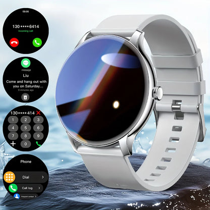 2026 New Smart Watch 1.52" HD Display Bluetooth Call Fitness Tracker Heart Rate Monitor Remote Camera Music Control Gift Sport