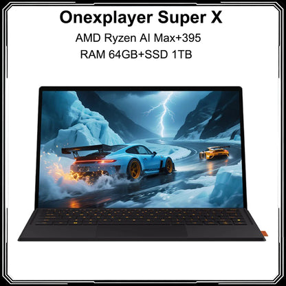 OneXPlayer Super X 6-in-1 Gaming Laptop 14-inch 60/120Hz 2.8K AMOLED Windows 11 WIFI 7 64GB Notebook Tablet Face Unlock 85.58Wh