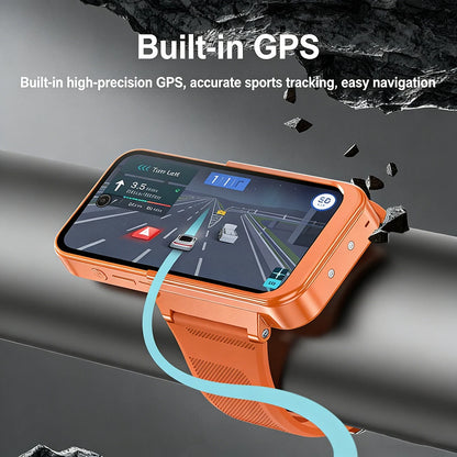 PG999 Max Android 12 4G Smart Watch Phone MT6762 Octa Core 3.97" HD Detachable Screen Dual Sim Dual Standby WIFI GPS Smartwatch
