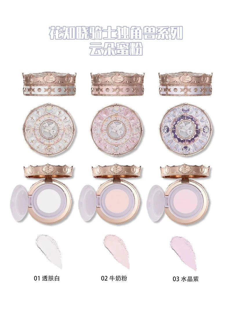 Flowerknows Gift Box Makeup Set Little Angel Full Box Lip Glaze Blusher Shell Jewelry Flower Know Birthday Gift Kit