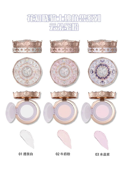 Flowerknows Gift Box Makeup Set Little Angel Full Box Lip Glaze Blusher Shell Jewelry Flower Know Birthday Gift Kit