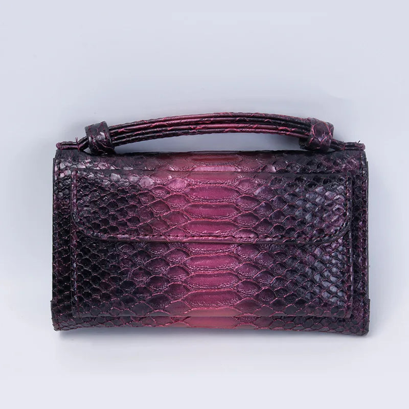 Luxury Snake Pattern Chain Flap Handbags Evening Clutches Crossbody Messenger Shoulder Bags Women Female Ladies Luxurious Purses