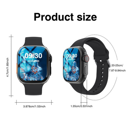 2026 New HD Full-Touch Smart Watch, Unisex - Wireless Calling/Multiple Sports Modes/Fitness Tracker, for Android and IPhone,Perfect Gift for Family and Friends