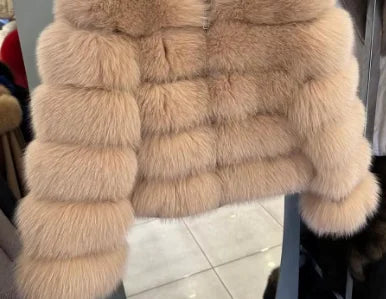 Fox Fur Coat Real Women'S New Fashion Furry And Skin Clothing Natural New In Coats & Jackets