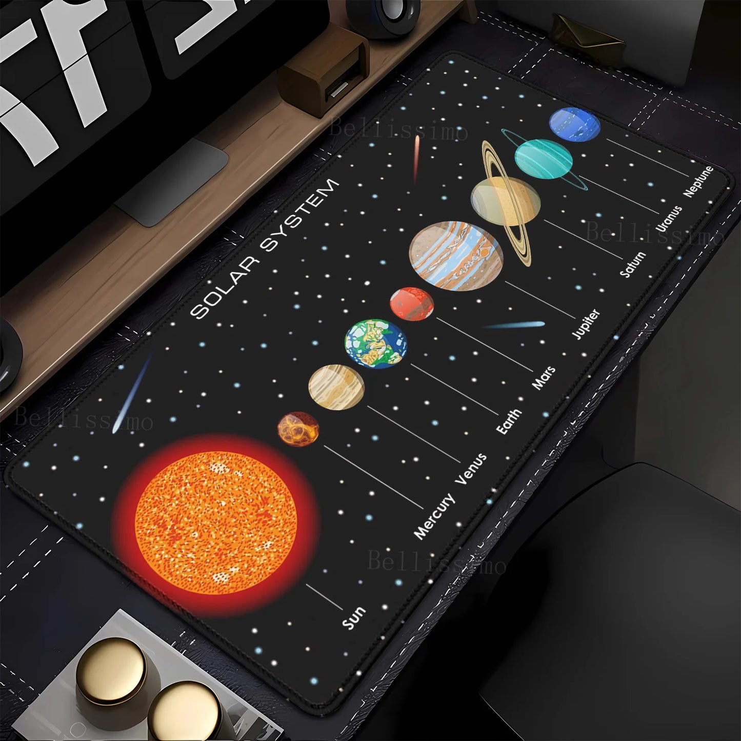 mouse pad Gamer Space Universe Solar System New Home Computer teclado Mousepad Soft offices accessories Carpet Computer desk mat