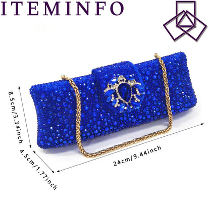 Purple 2024 Italian Design Girly Style Opend Toe Shoes And Bag Full Diamond Decoration with Appliques for Wedding Party