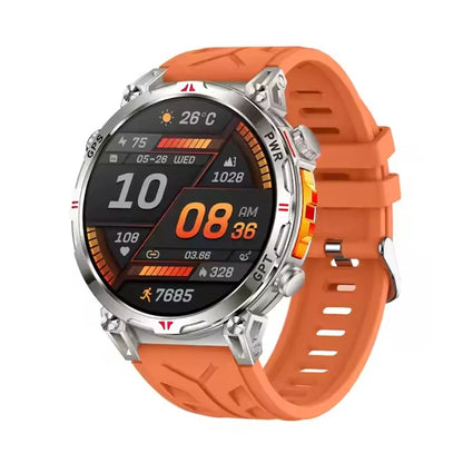 Men KC93 Smart Watch 1.56inch AMOLED GPS Positioning Outdoors Sports Fitness Tracker Bluetooth Calling Large Battery Smartwatch