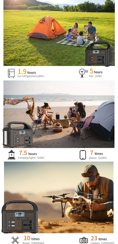 jsdsolar 100W Portable Power Station Power Generator 110V 220V LED Light Emergency Solar Power Bank for Outdoor Camping Travel