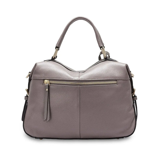 Zency Dark Blue Women Boston Bag 100% Genuine Leather Handbags Female Charm Crossbody Purse Luxury Shoulder Bags For Work Shoppi