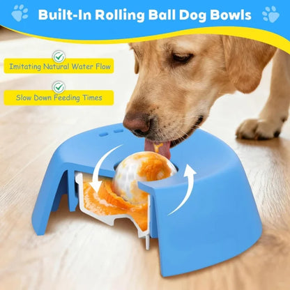 1PC Pet Slow-Feeding Ball Lick Bowl – A non-slip, interactive feeder designed specifically for cats and dogs to relieve anxiety.