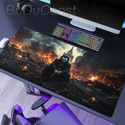 J-Jokers Popular Movies Mousepad HD Printing Computer Gamers Locking Edge Non-slip Mouse Pad XXL Non-Slip Keyboard PC Desk Pad