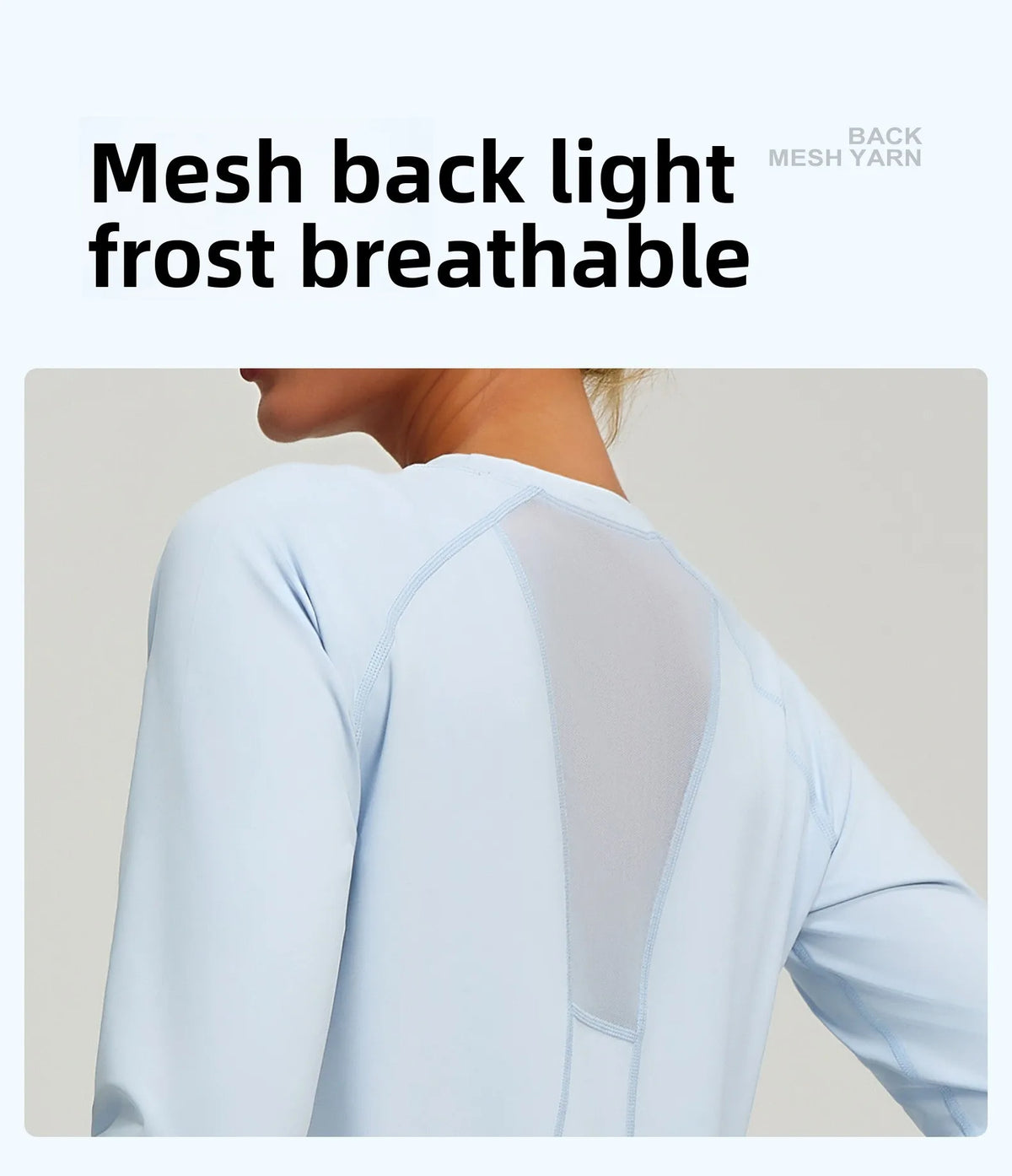 2026 Spring Summer New Women's Yoga Top Loose Mesh Breathable Sports Long Sleeve T-shirt Basic Solid Color Top Riding Clothes