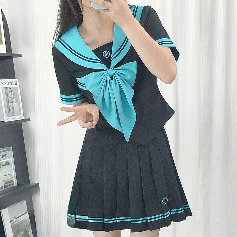 Hatsune Miku's Cute and Sweet JK Sailor Uniform Hatsune Miku Schoolgirl Uniform Set Ogura Yuzu Japanese-style School Uniform