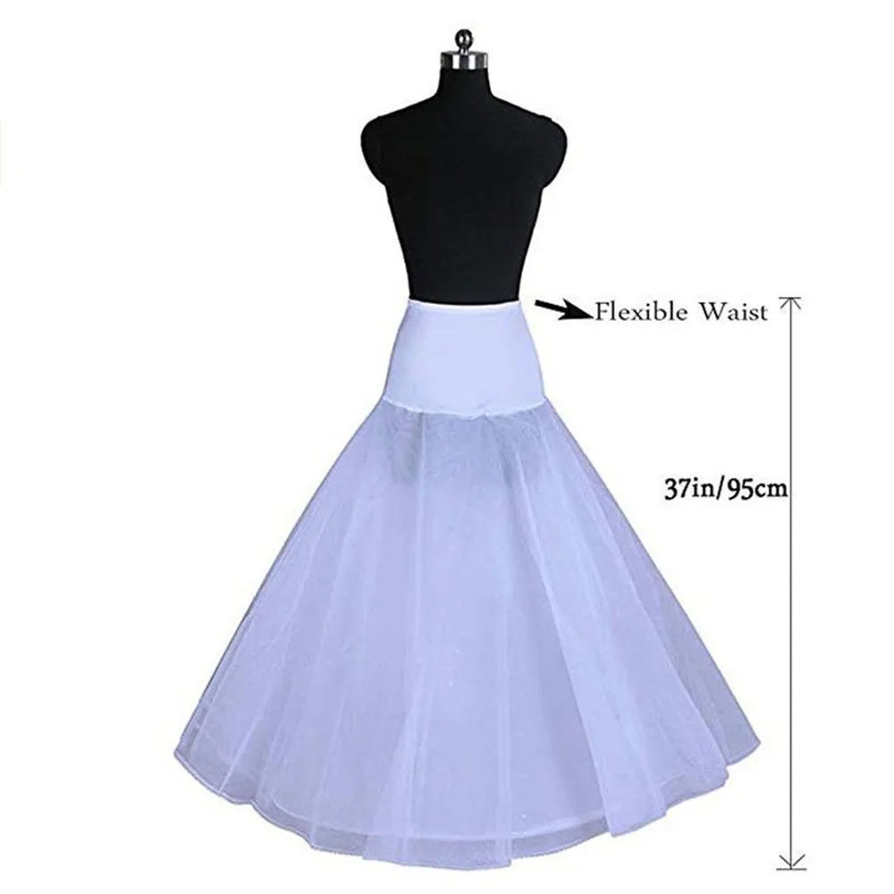 Full White Ball Gown Hoops Wedding Accessories Petticoat Underskirt Slips Quinceanera Gown for Wedding Dress