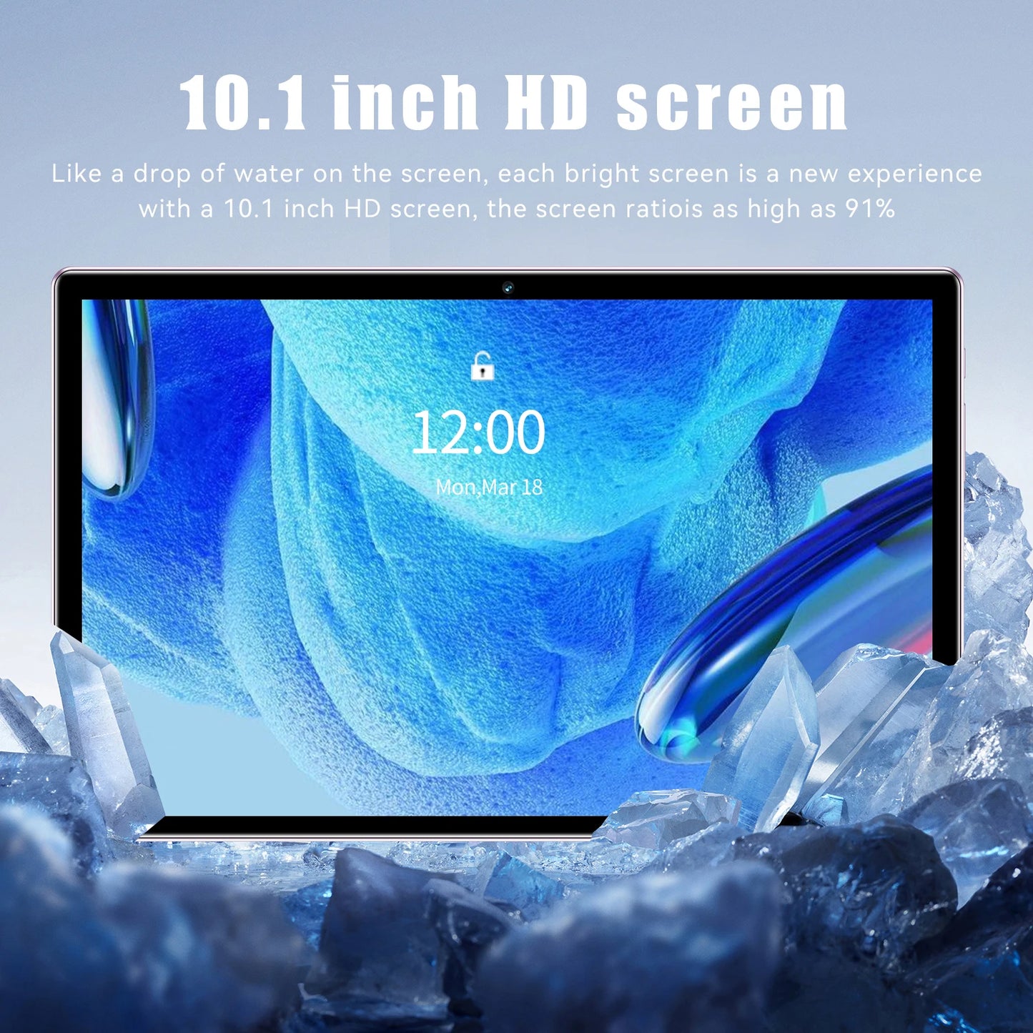 2025 Global Version Original BDF Pad Tablet 10.1 inch HD Android 11, 4GB+64GB, 5000mAh ,3G Dual SIM WiFi Tablet PC