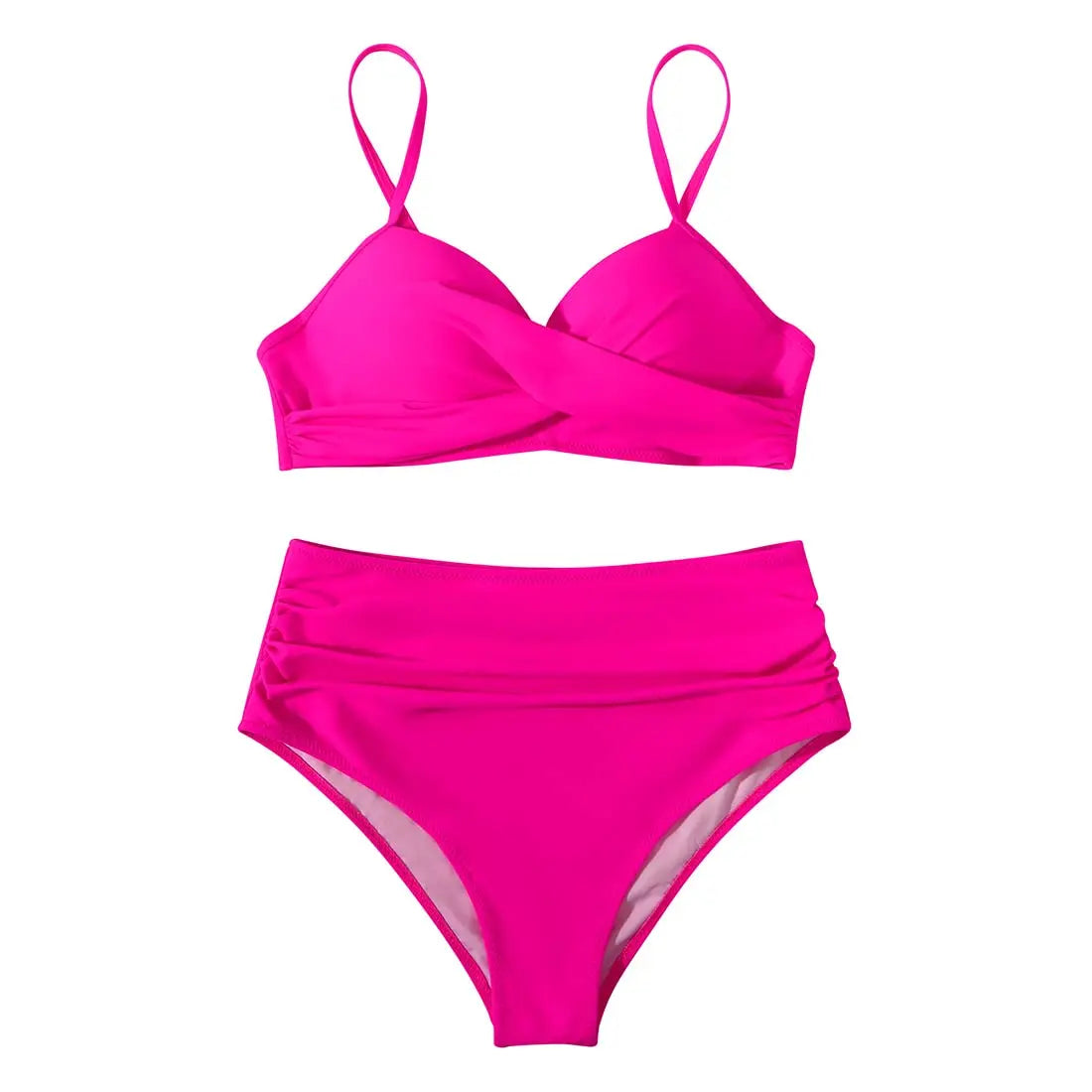 Vintage High Waist Bikinis 2026 Women Push Up Swimwear Printed Swimsuit Female Beachwear Summer Bathers Bathing Suit Swimming