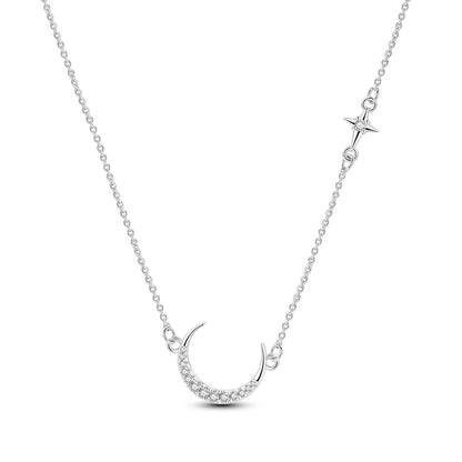 925 Sterling Silver Luminous Firefly Heart Shaped Zircon Pendant Necklace For Women Fashion Anniversary Birthday Jewelry Gifts