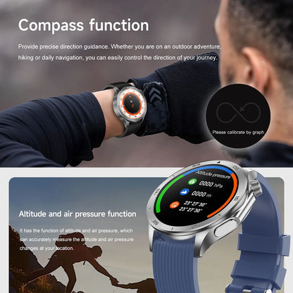 2025 New For OPPO Watch X2 GPS Smart Watch Men High-end Business Men Bluetooth Call IP68 Waterproof Fitness Tracker Smartwatches