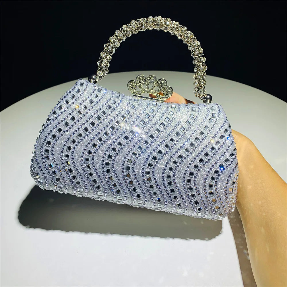 Elegant Purse Trend Luxury Designer Chain Shoulder Bag Women's Handbags Wallets Evening Bags for Wedding Bolso 2026 New Gift