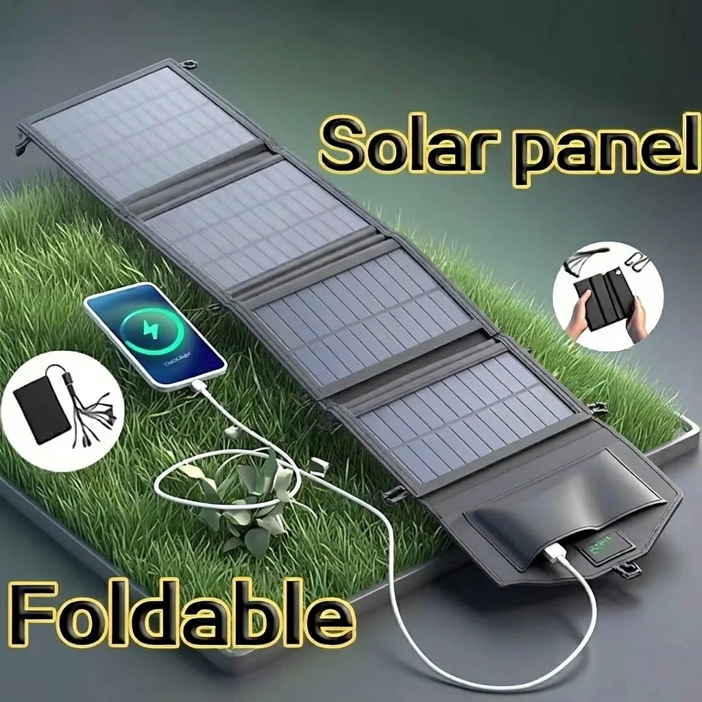 Portable USB Foldable Solar Panel Folding Solar Panels For Travel Mobile Phone Charging Bank Flashlight Fan Mobile Phone Battery