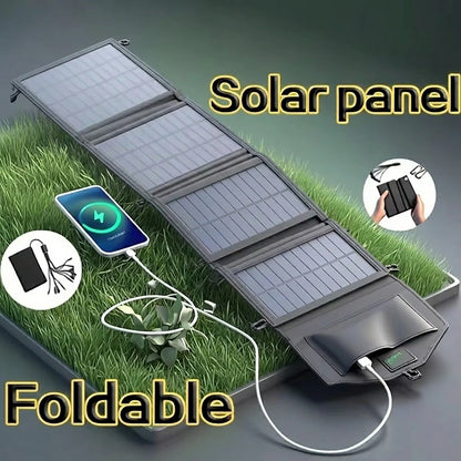 Portable USB Foldable Solar Panel Folding Solar Panels For Travel Mobile Phone Charging Bank Flashlight Fan Mobile Phone Battery