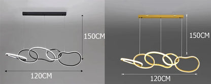 Modern home decor led lights pendant light lamps for living room Chandeliers for dining room hanging light indoor lighting