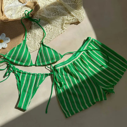 2026 Sexy Bikinis Female Swimsuits Women Three-Piece Swimwear Beach Swimming Wear Bathing Suits Brazilian Bikini Set Pool Bather
