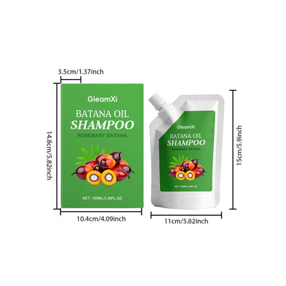 Batana Oil Shampoo - Nourishing Scalp, Smooth and Voluminous Hair, Daily Gentle Shampoo with Lasting Fragrance