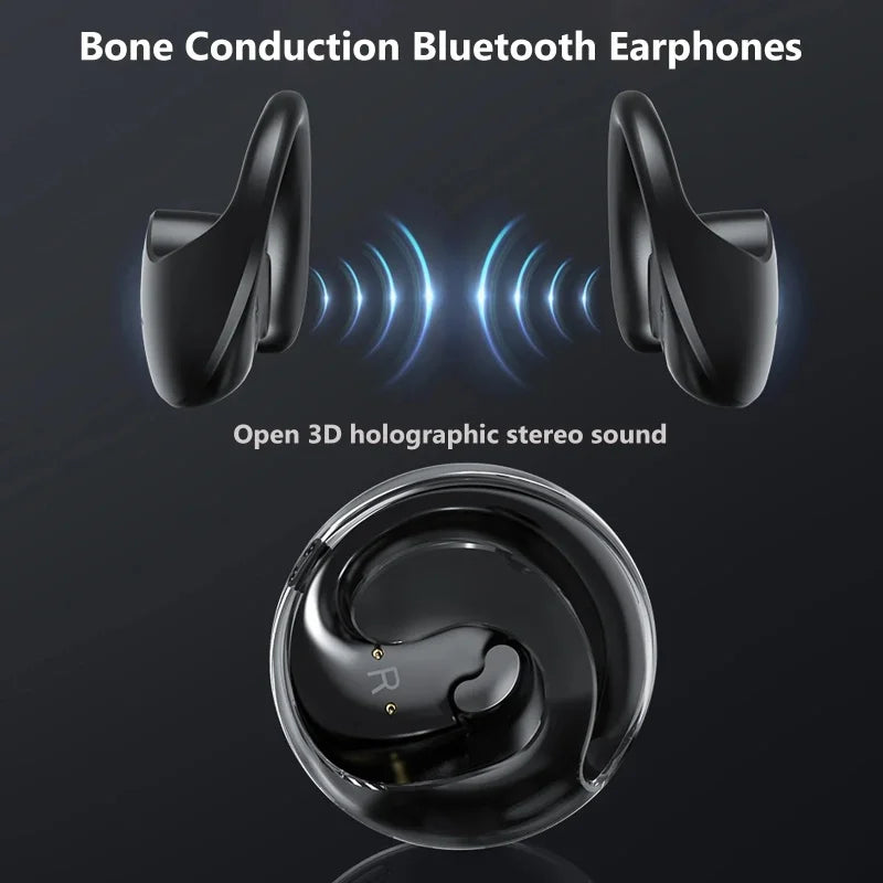 Lenovo AI Earphones Wireless Bluetooth Real-time Language Translation 144 Languages Ear Hanging Headphone Translator For Busine