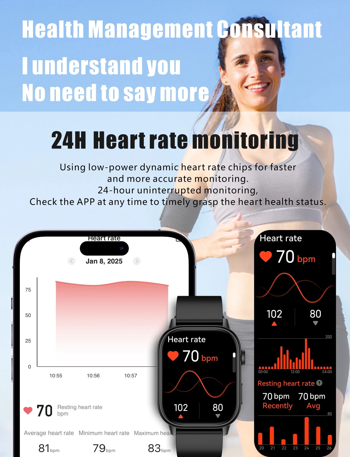 New GPS Military Smart Watch Bulit-in GPS Compass Altimeter Barometric 10ATM IP69K Waterproof AMOLED BT Call Smartwatch