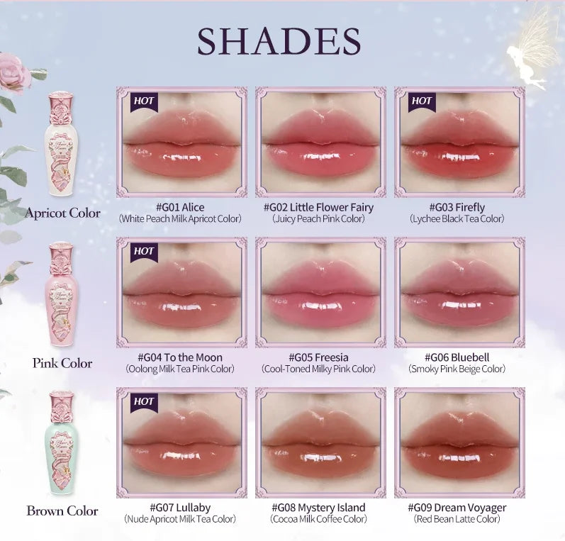 Flower Knows Set Midsummer Fairytales Make up Gift Box Eye Brow Palette Powder Blusher Eyebrow Concealer Lipgloss For Women