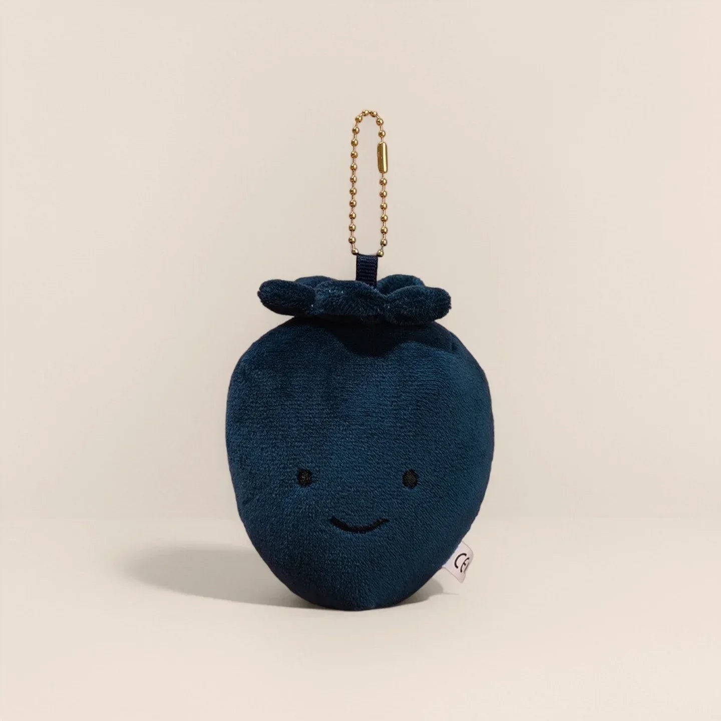 Cartoon Cute Fruit and Vegetable Plush Series Keychain Toy Peach Pear Cherry Doll Smiling Face Fruit Decoration Pet Gift