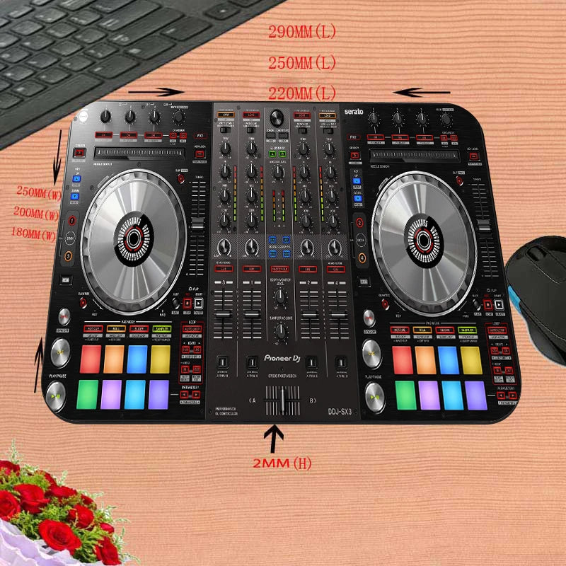Mairuige Mixing-Console Pioneer Dj Keyboard Mouse Set Table Mat Laptop Accessories Mouse for Computer Mouse Mats Carpet Rog