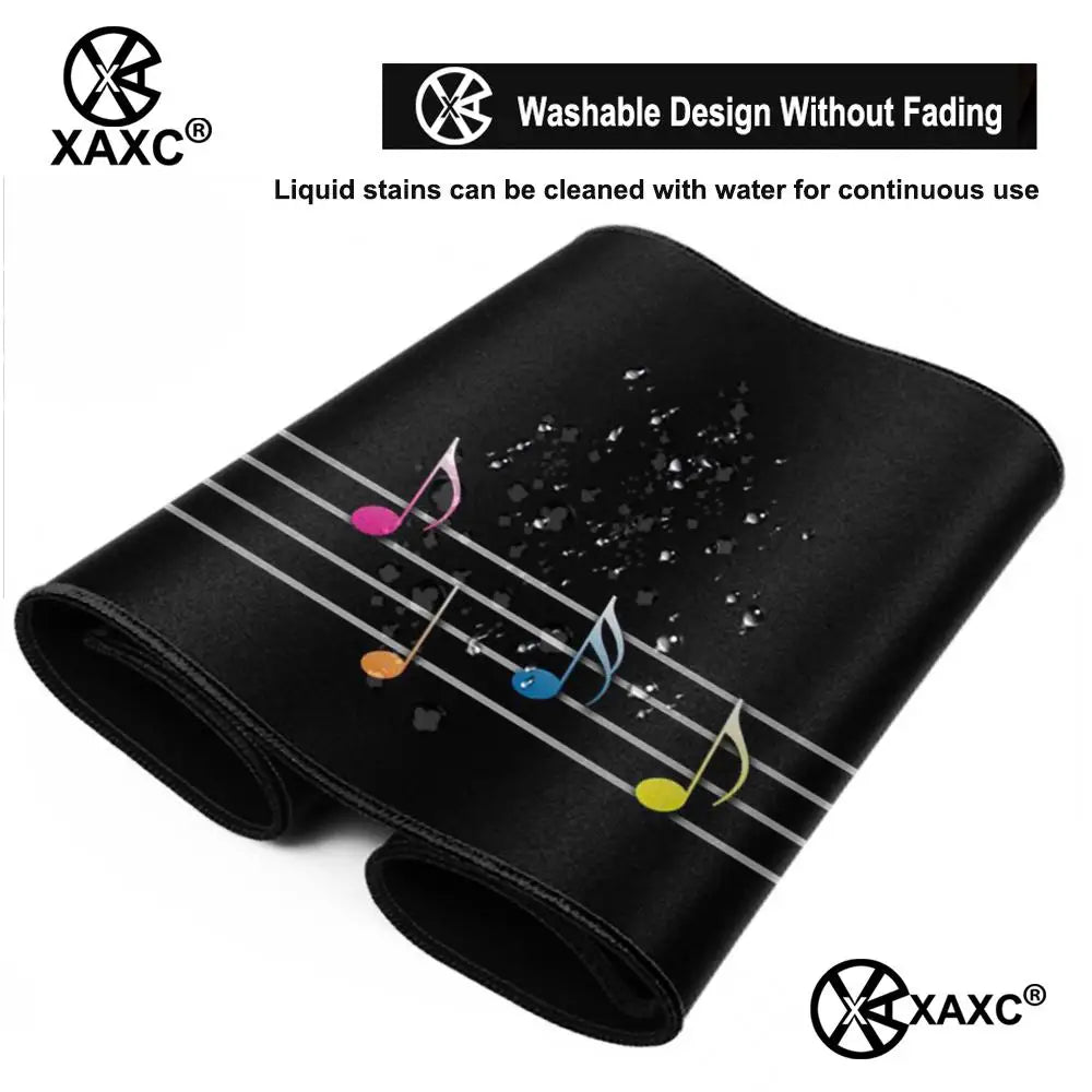 Musical Symbols Mouse Pad large keyboard mouse desk pad non-slip rubber gaming mouse pad laptop mouse carpet XAXC