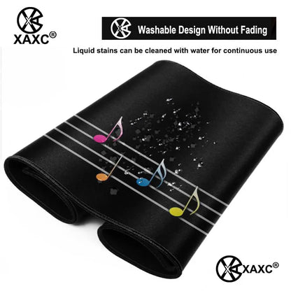 Musical Symbols Mouse Pad large keyboard mouse desk pad non-slip rubber gaming mouse pad laptop mouse carpet XAXC