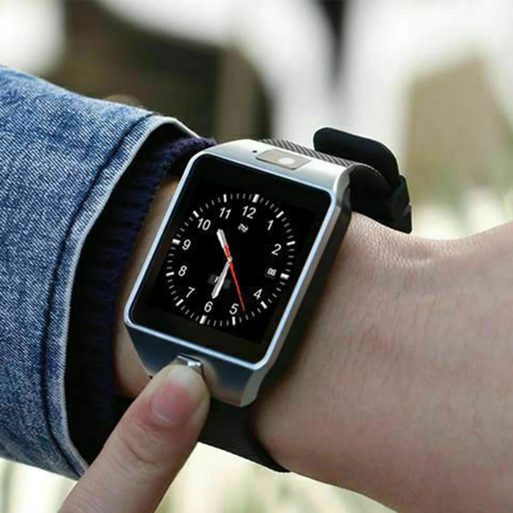 Watch Smart DZ09 Wristwatch Support SIM Card 1.56 inch Touch Screen Bracelet Multimedia Remote Equipment White