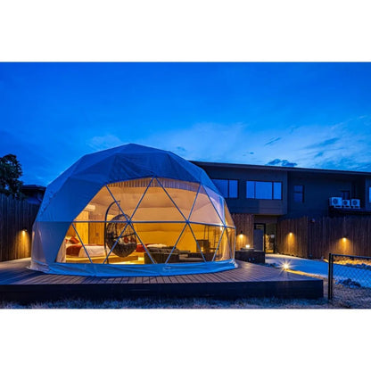 Modern Geodesic Dome Tent for Luxury Camping Business Boutique Resort Airbnb Nature Retreat Eco Lodge Accommodation