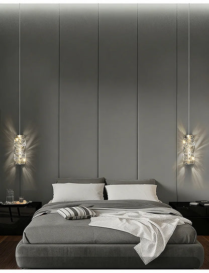 Luxury K9 Crystal Chandelier Dimmable Ceiling LED Pendant Lights Home Living Room Bedroom Indoor Atmosphere Decorative Lighting