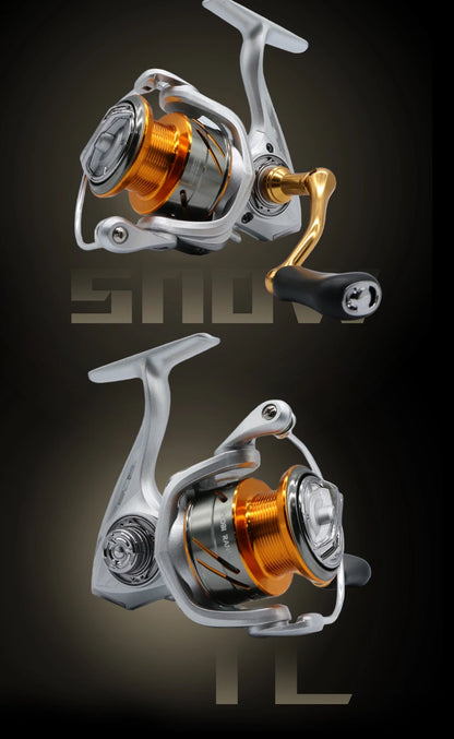 ROOBLINOS TC Spinning Fishing Reel 10KG Max Drag 5.2:1 Gear Ratio Stainless Steel Main Shaft Ball Bearings Freshwater Saltwater