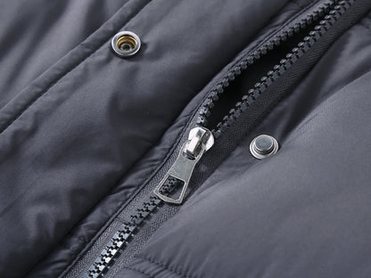 Women's Vest Autumn Winter Sleeveless Down Jacket Loose Casual Stand Collar Pocket Puffer Waistcoat Coat Female Trendy Outerwear