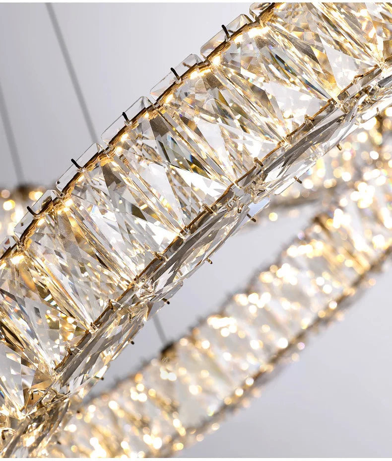 Luxury Crystal Chandeliers Dining Table Light Chandelier Ceiling Light Fixtures Lighting for Living Room Chandeliers Lights Lamp