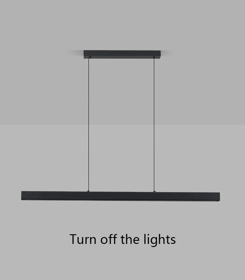 Dining room chandelier Nordic modern lamp dining table bar lamp restaurant lights kitchen lights office company led strip lamps