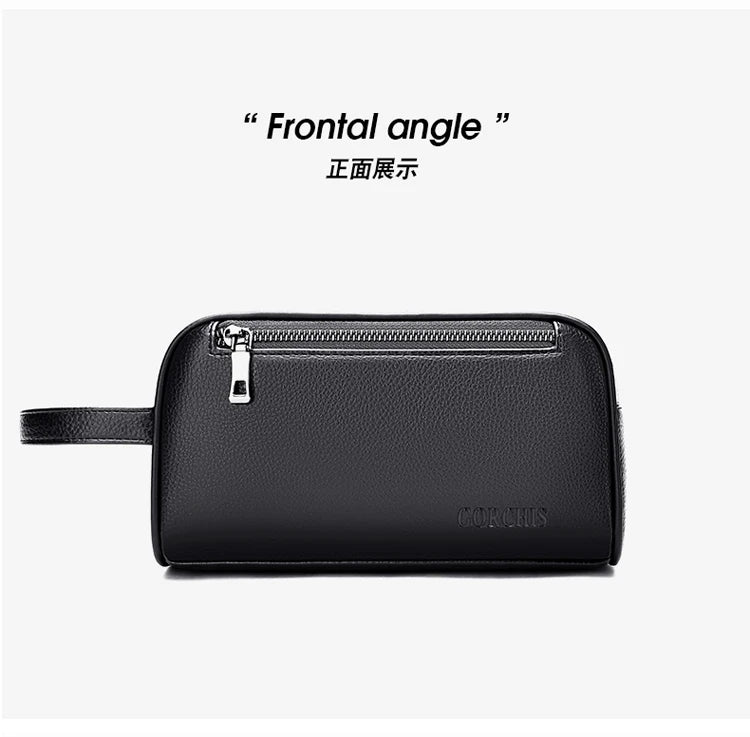 Men's Clutch Bag Fingerprint Lock Anti-theft Large Capacity Clutch Bag Wallet Business Men's Bag