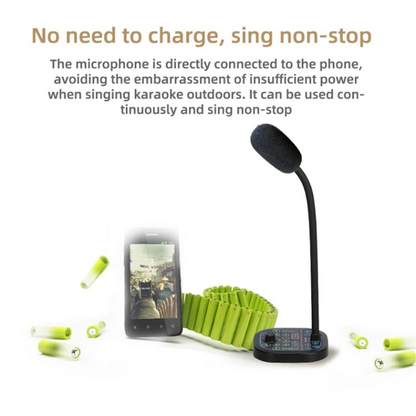 New MK100 Voice Changer,Live Voice Card Voice Changer, Handheld Microphone Voice Changer Sound Card Voice Changer