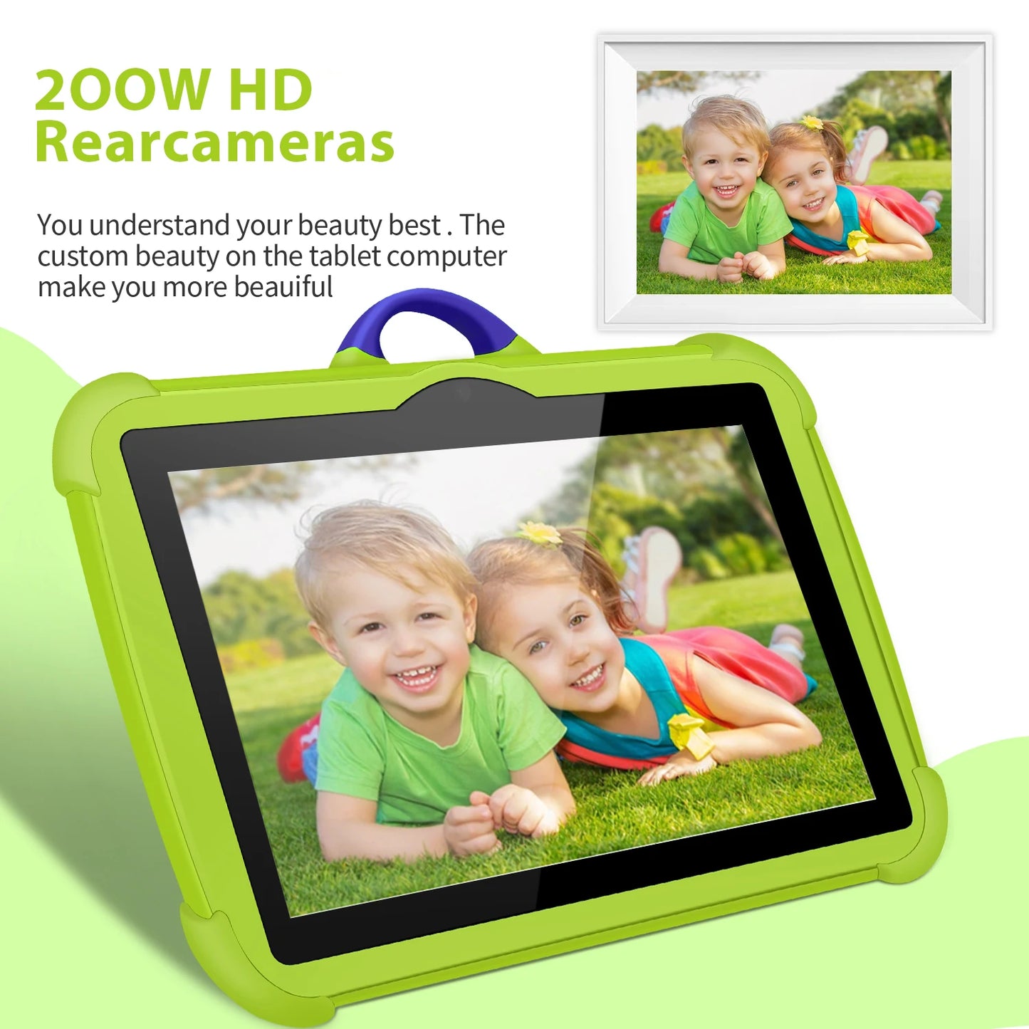 New 5G WIFI 7 Inch Android Kids Tablets Quad Core 4GB RAM 64GB ROM Dual BOW Cameras Cheap And Simple Children's Gifts Tablet PC