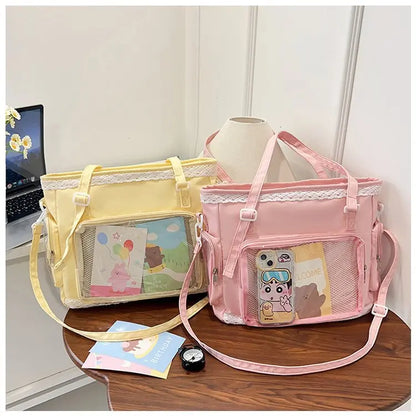 Ballet Girl Large Appetite Itabag Japanese Two-Dimension Single Shoulder Crossbody Bag Gift For Friends Women'S Handbag