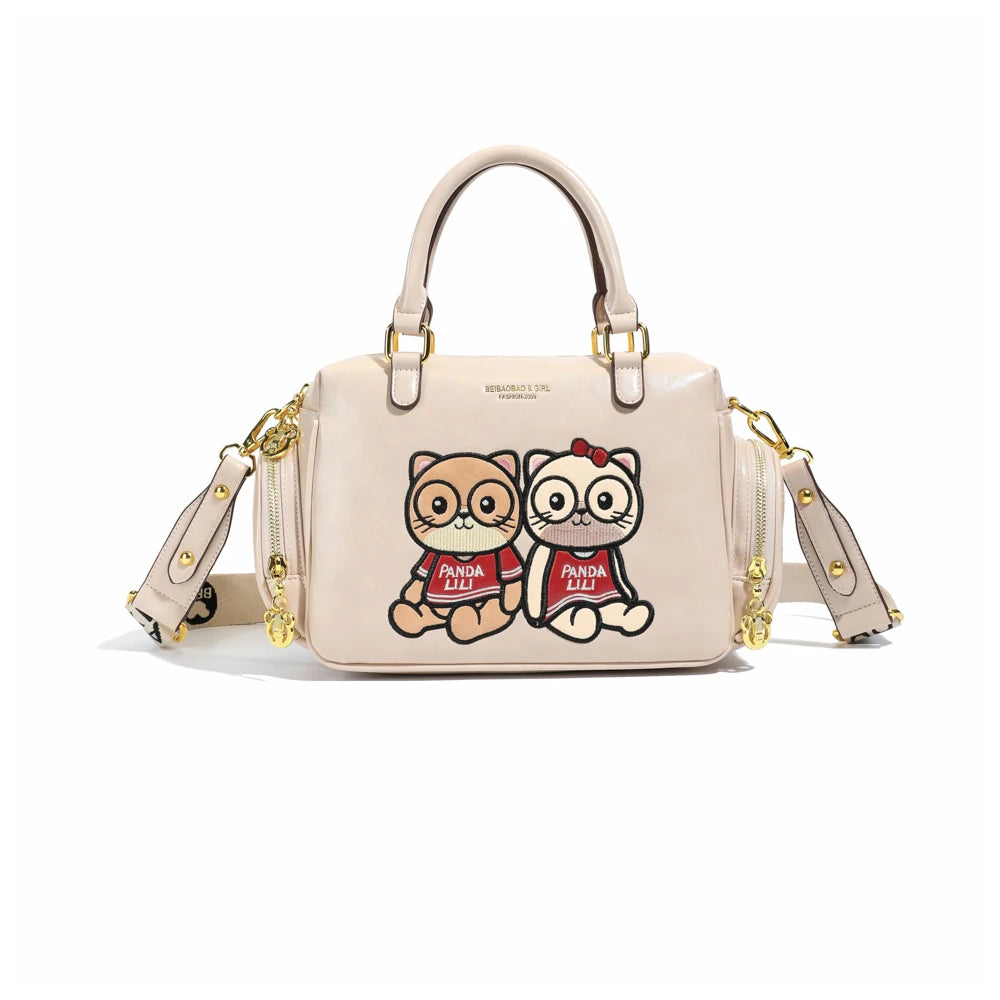 Fashion Luxury Brand Ladies Shoulder Bag Cartoon Bear Women's Crossbody Bag High Quality Tote Bag Waterproof Women's Hanbags