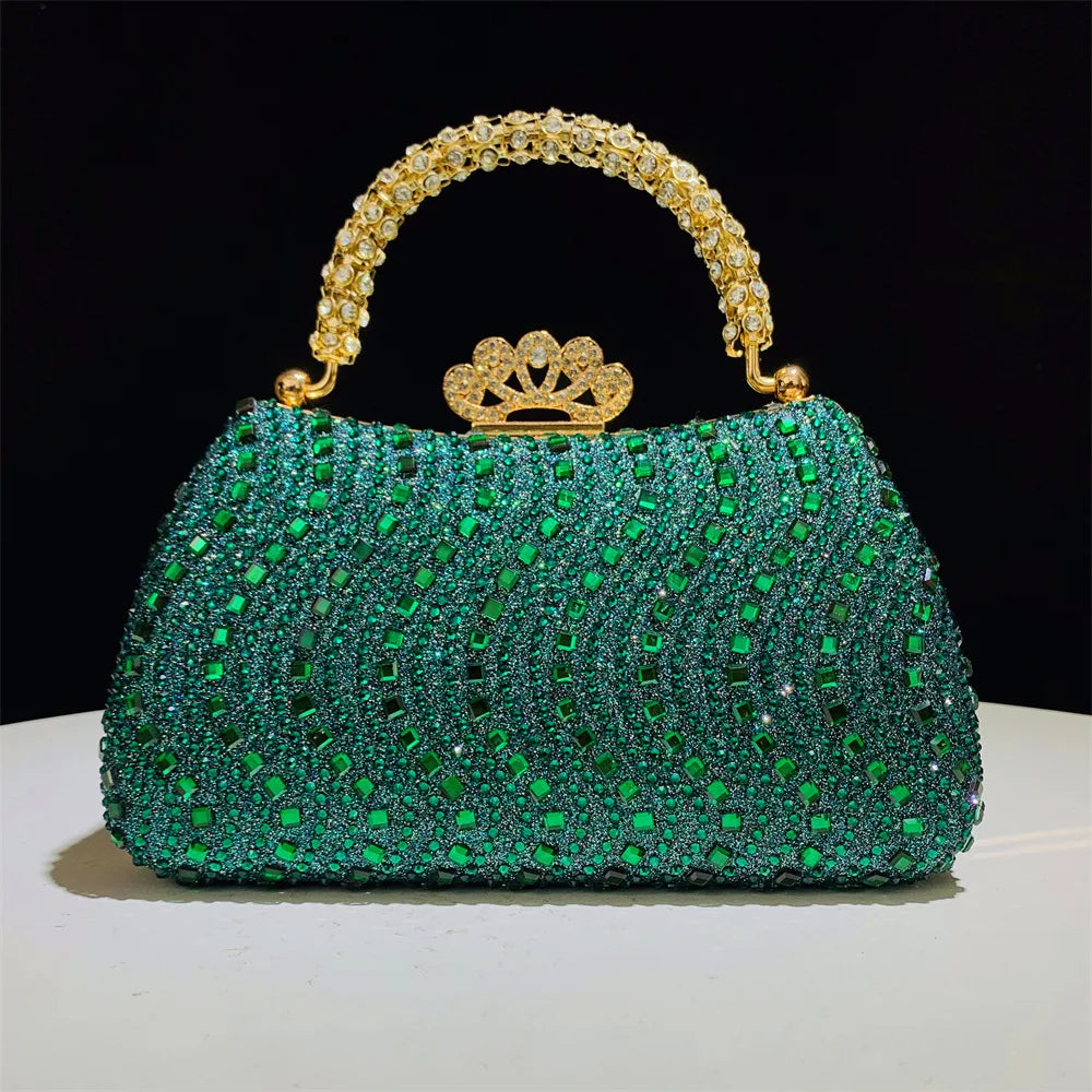Elegant Purse Trend Luxury Designer Chain Shoulder Bag Women's Handbags Wallets Evening Bags for Wedding Bolso 2026 New Gift